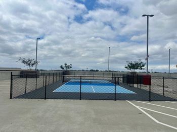 Brand new pickleball court